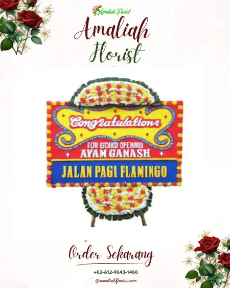 Sewa Papan Bunga Bayan